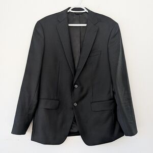 Orvieto Men's Classic Black Blazer Sport Coat (42R)